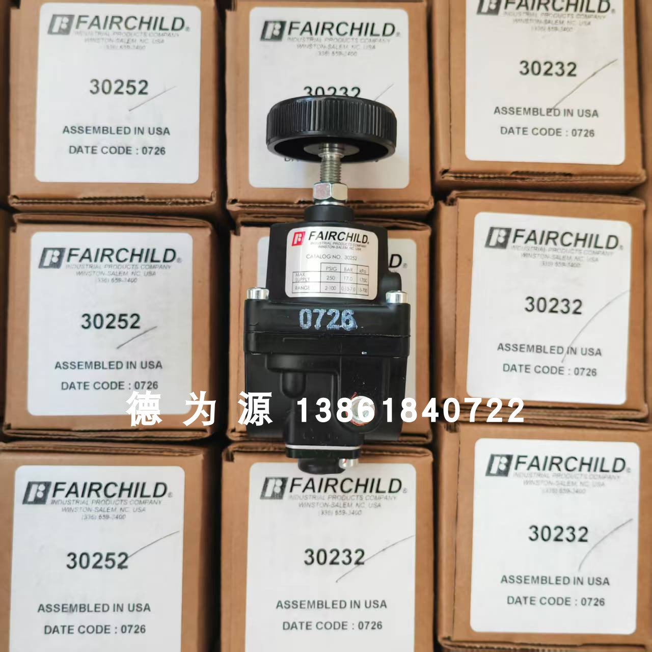 原装正品 Fairchild仙童调压阀30232减压阀 全新现货
